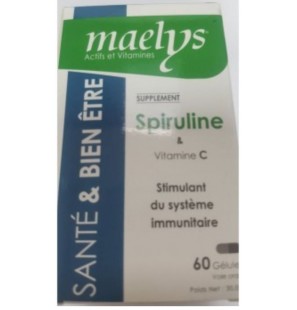 MAELYS spiruline boite 60 gélules