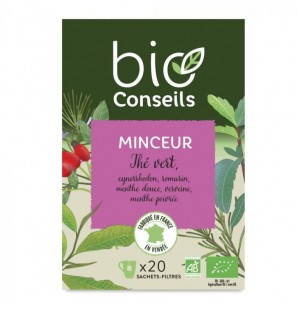 BIO CONSEILS MINCEUR infusion boite 20 sachets