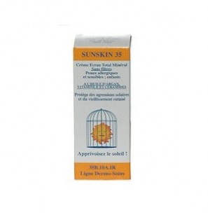 Dermo soins sunskin 35 écran total minéral 50 ml