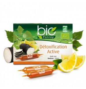 YVES PONROY détoxification active BIO boite 20 ampoules