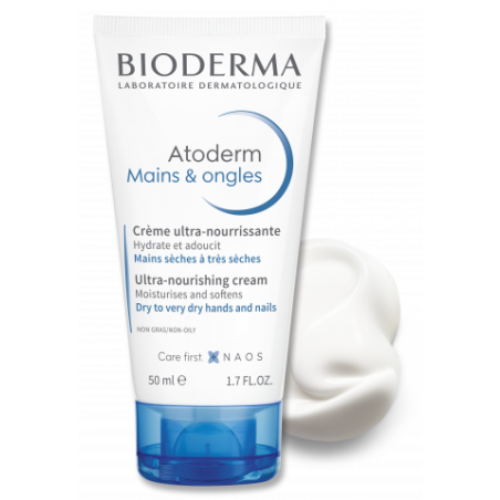 BIODERMA ATODERM MAINS & ONGLES crème ultra nourrissante 50 ml