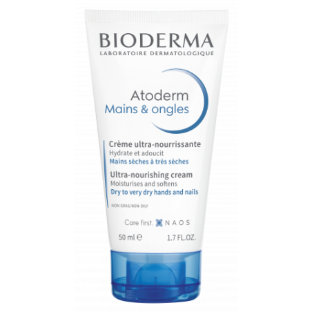 BIODERMA ATODERM MAINS & ONGLES crème ultra nourrissante 50 ml