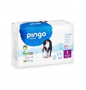 PINGO New Born Taille 1 (2-5kg) couches | 27 u