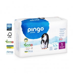 PINGO New Born Taille 1 (2-5kg) couches | 27 u