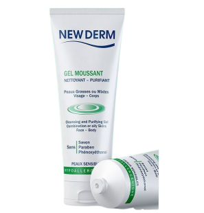 NEW DERM gel moussant purifiant | 250 ml