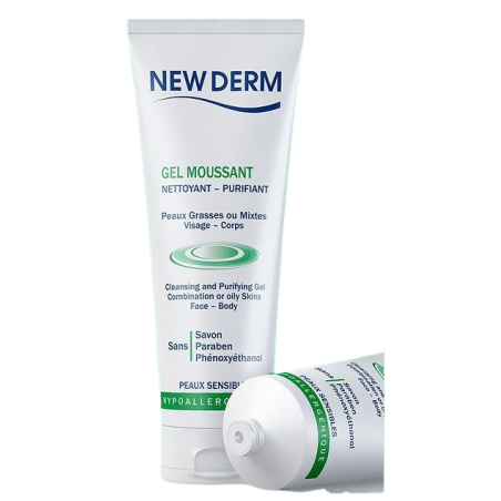 NEW DERM gel moussant purifiant | 250 ml