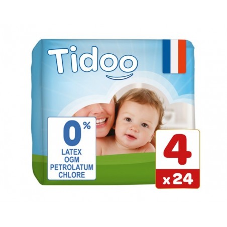 TIDOO Taille 4 (7-18kg) couches | 24 u