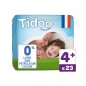 TIDOO Taille 4+ (9-20kg) couches | 23 u