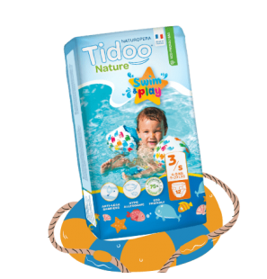 TIDOO culotte de bain Piscine Taille 3/S  (4-9kg) | 12 u