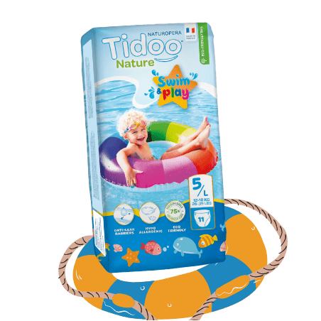 TIDOO culotte de bain Piscine Taille 5/L (12-18kg) | 11 u