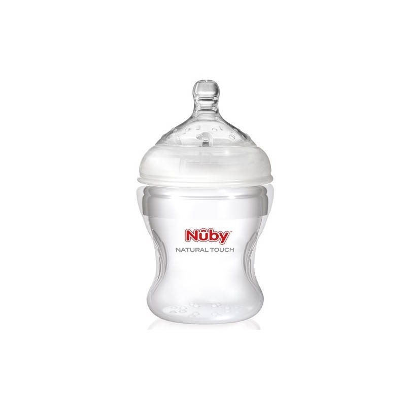 NUBY biberon souple softflex silicone nurser 150ml +0 mois