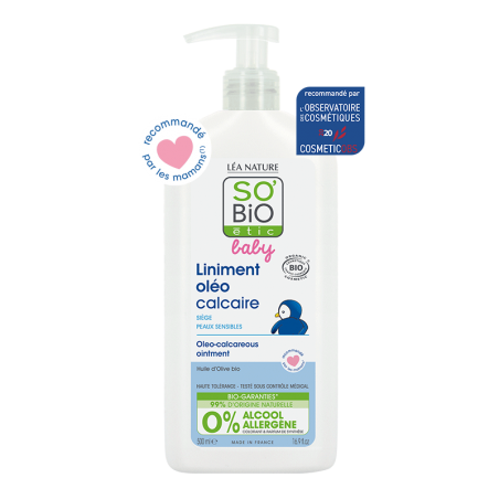 SO'BIO ETIC BABY liniment oléo calcaire BIO | 500 ml