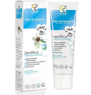 COMPTOIRS & COMPAGNIES MANUKA dentifrice Anti Tarte BIO 75 ml