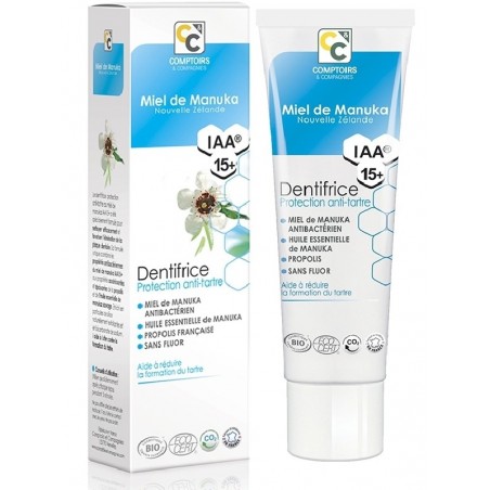 COMPTOIRS & COMPAGNIES MANUKA dentifrice Anti Tarte BIO 75 ml