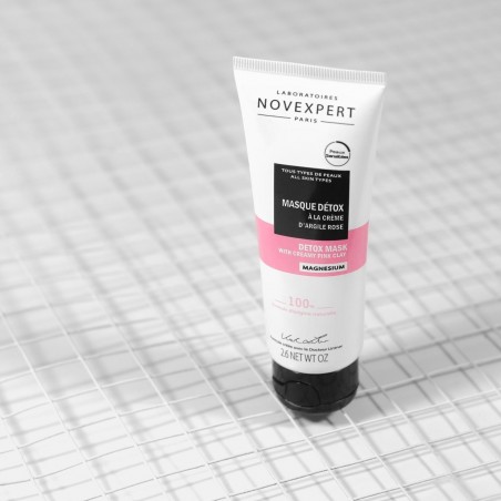 NOVEXPERT masque Détox à la crème d'argile rose 75 ml