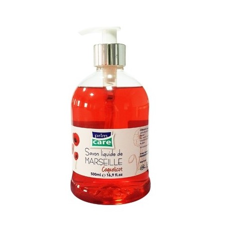 PRIMCARE savon liquide de marseille coquelicot 500ml