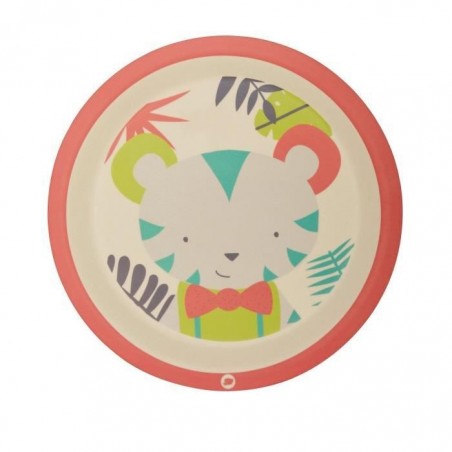 BEBE CONFORT Assiette Apprentissage en Bamboo JUNGLE VIBES +18M