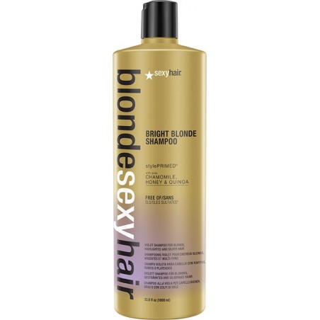 SEXY HAIR- Shampooing Blonde Bright Blonde Violet Shampoo  1L