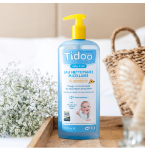 TIDOO BABY CARE eau micellaire au Calendula BIO | 1L