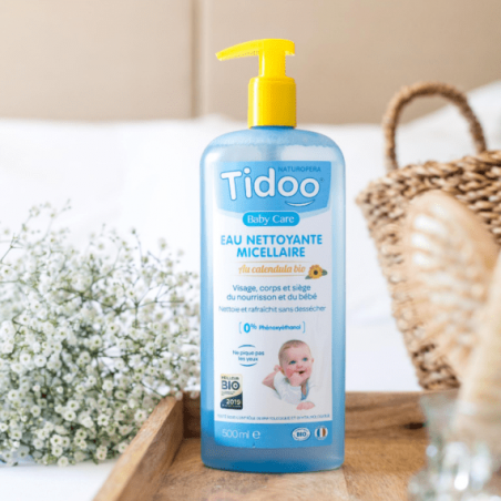 TIDOO BABY CARE eau micellaire au Calendula BIO | 1L