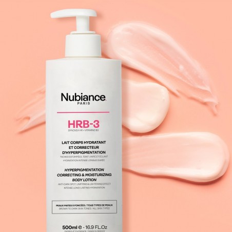 NUBIANCE lait Corps hydratant et correcteur d'hyperpigmentation HRB-3 (500 ml)