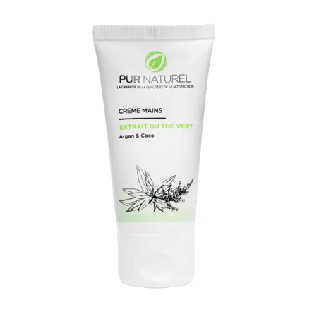 PUR NATUREL crème mains Thé vert 50ml