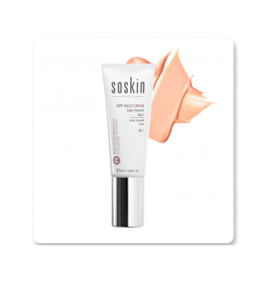 SOSKIN CC crème color control 3 en 1 beige 01 spf 30+