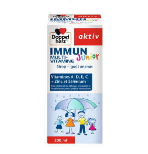 DOPPEL HERZ IMMUNO JUNIOR multivitamines sirop 200 ml