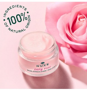 Nuxe Very Rose Baume hydratant lèvres à la rose 15 gr