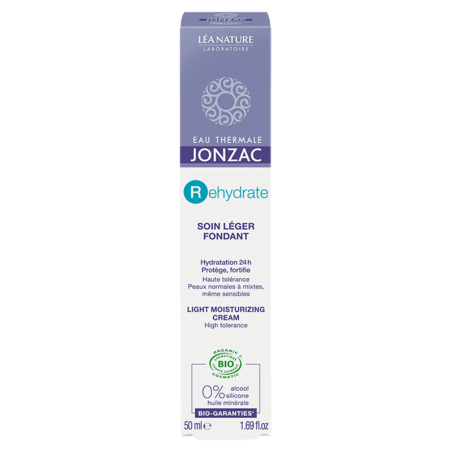 JONZAC REHYDRATE soin fondant léger BIO 50 ml