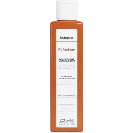 NUBIANCE EXFOCLEAR GEL EXFOLIANT VISAGE ET CORPS 200ML