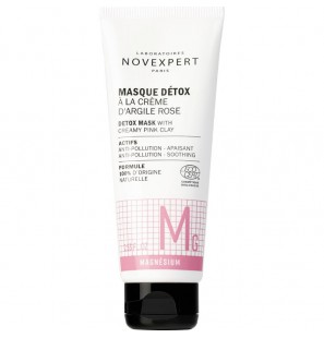 NOVEXPERT masque Détox à la crème d'argile rose 75 ml