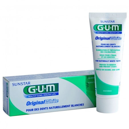 GUM ORIGINAL WHITE dentifrice 75 ml