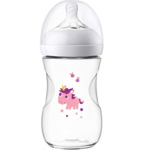 Avent philips Biberon Natural +1 mois UNICORN 260 ml