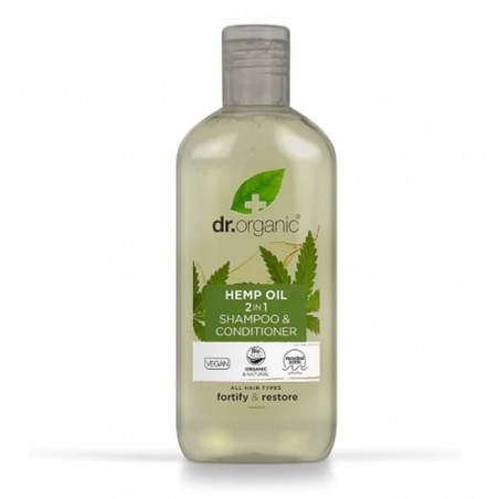 DR ORGANIC HEMP OIL 2 EN 1 shampooing et revitalisant 265 ml