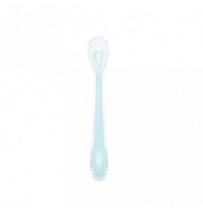 BABYMOOV AZUR Cuillère pour bébé en silicone 1er Age Azur