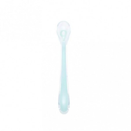 BABYMOOV AZUR Cuillère pour bébé en silicone 1er Age Azur