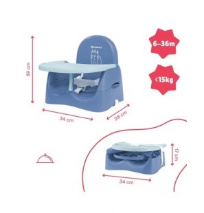 BADABULLE Rehausseur de chaise Booster Seat