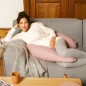 DOOMOO coussin d'allaitement & maternité COMFY BIG Tetra Pink