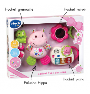 VTECH coffret naissance rose