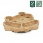 MINILAND assiette en bois grenouille +6mois