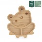 MINILAND assiette en bois grenouille +6mois