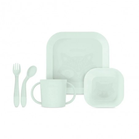 MINILAND meal set square mint 0+mois