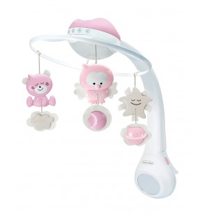 INFANTINO mobile douce nuit 3en1 rose