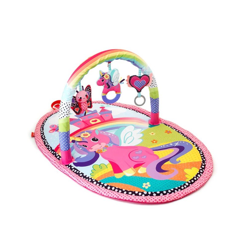 INFANTINO tapis d'éveil explore et store rose 0m+