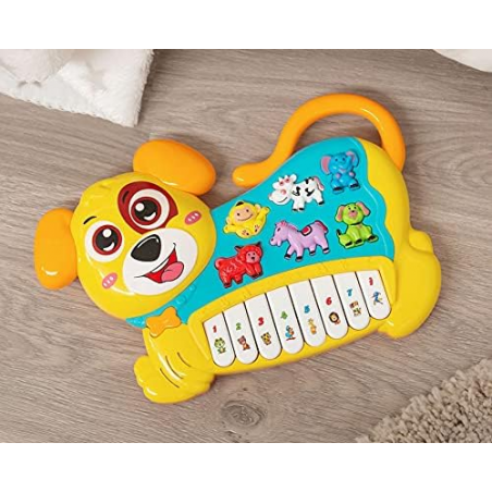 KIOKIDS Jouet Piano Musical chien