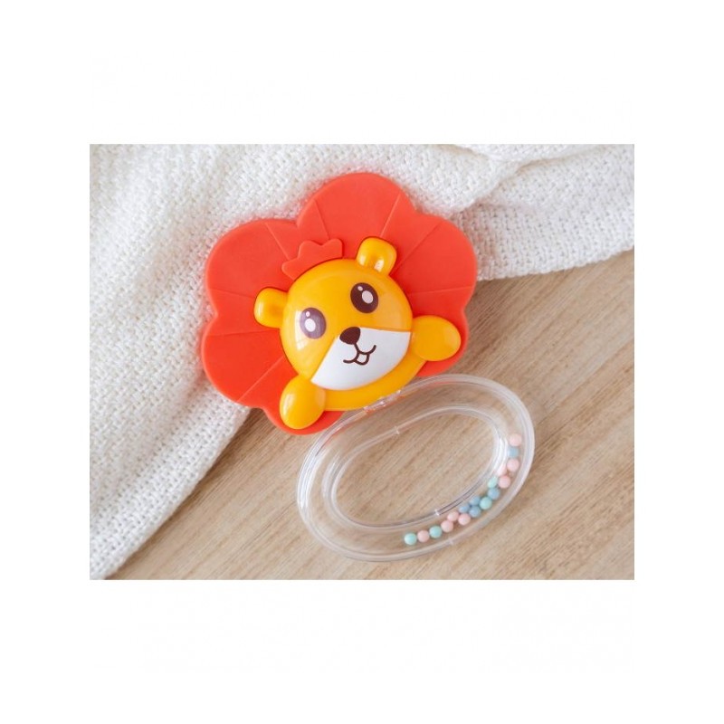 KIOKIDS Anneau de Dentition Hochet Lion