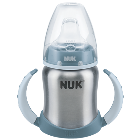 NUK Tasse Learner Stainless Steel 125ml 6-18M - Bleu