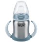 NUK Tasse Learner Stainless Steel 125ml 6-18M - Bleu