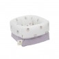 BIMBIDREAMS Panier de toilette happydays b/lila